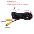20m Car Reversing Camera Video Cable RCA With Spcial Reversing/Backup Detecting Wire. 