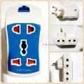 6 in 1 Multi plug travel adapter round pin. 