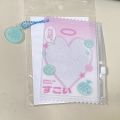 Cute Transparent Shiny Candy Bag Korean 3 Inch Holder Bag Card Sleeves Holder Protective Shell Props Badge Storage Display Cards Protector. 