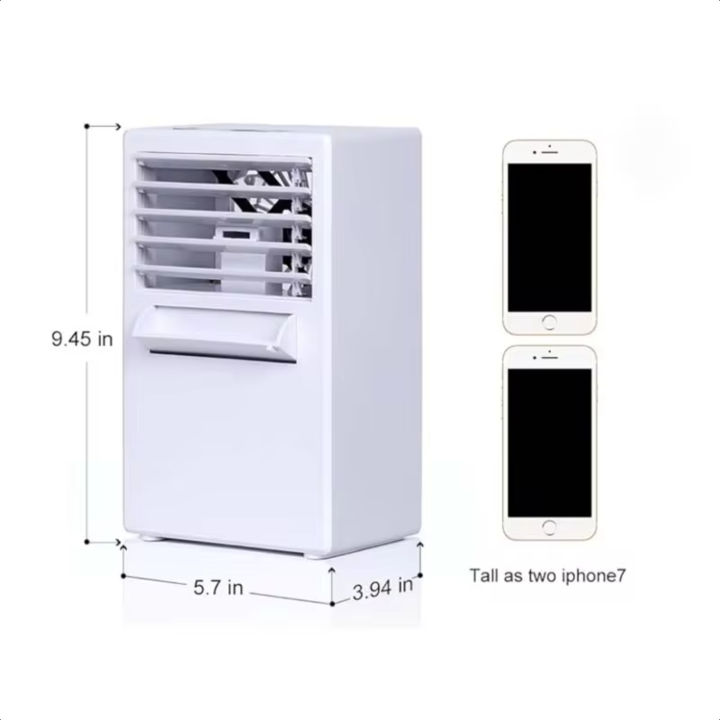Humidifier%20Purifier%20Room%20Cooler%20Spray%201%20Table%20Personal%20Air%20Empty%20Mini%20Portable%20Air%20Conditioner%20Fan,%203-in-1%20Office,%20Apartment,%20Dormitory,%20Fan%20-%20Image%202