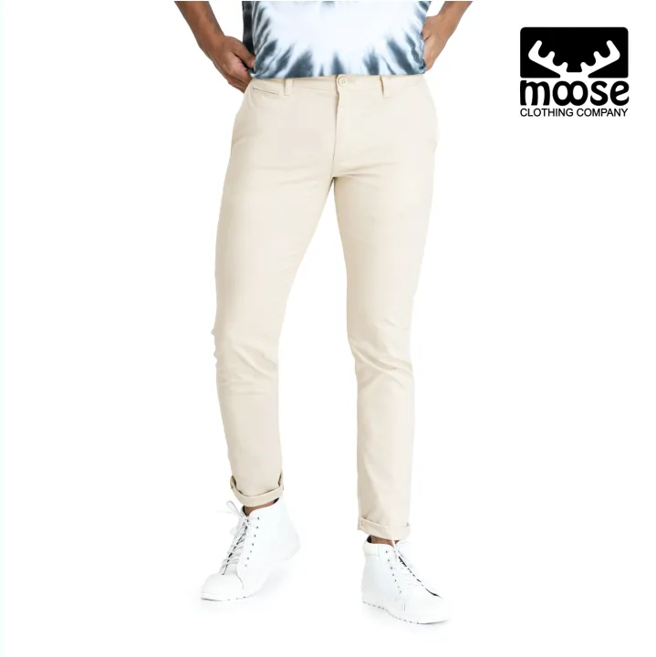 Moose Men’s Slim Fit Chino Pant - Tan