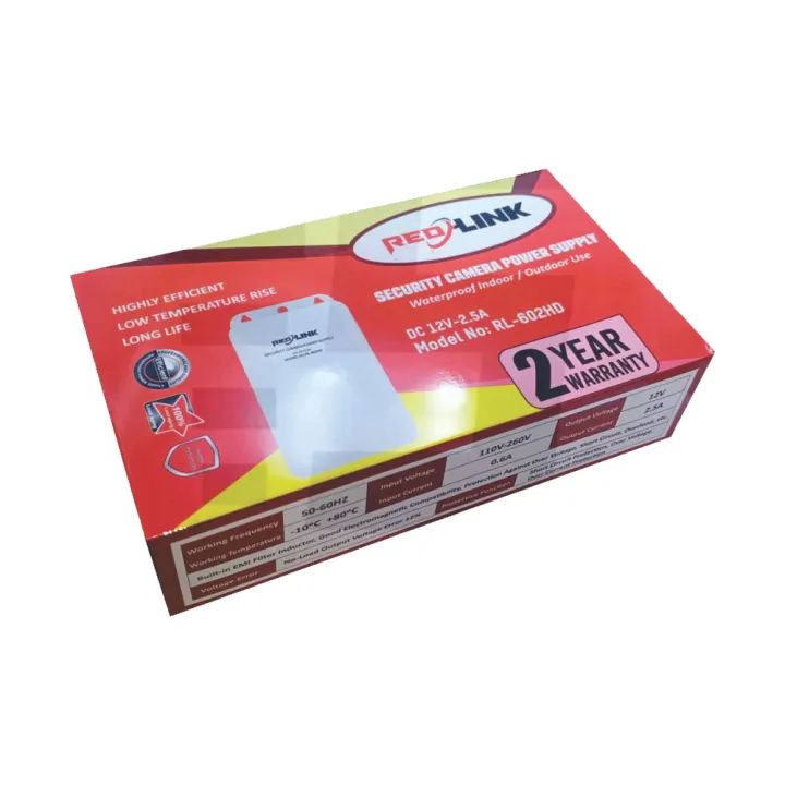 REDLINK%20CCTV%20Power%20Supply%2012V%202.5A%20(RL-602HD-L)%20-%20Image%203