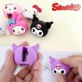 Sanrio Hello Kitty Erasers Creative Kuromi Anime Figures Rubber Eraser Cartoon Pencil Sharpener Student School Office Stationery. 