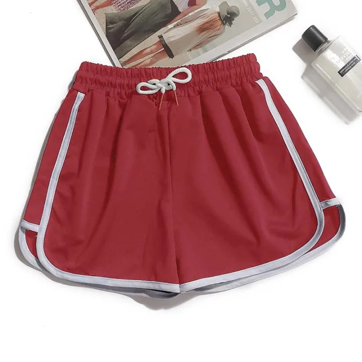 Women%20Shorts%20Summer%20High%20Elastic%20Lace%20Up%20Drawstring%20Wide%20Leg%20Sweat%20Short%20Fitness%20Running%20Shorts%20Loose%20Casual%20Large%20Sports%20Pants%20-%20Image%203