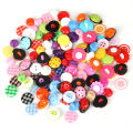 50PCS Multi-Shapes Buttons Sewing Craft Clothes Accessories 9-15mm Buttons Botones For Scrapbooking Dyed Plastic Randomly Mixed. 