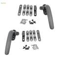 Window Handles Aluminum Alloy with Screw Fixing Casement Locking Handle. 