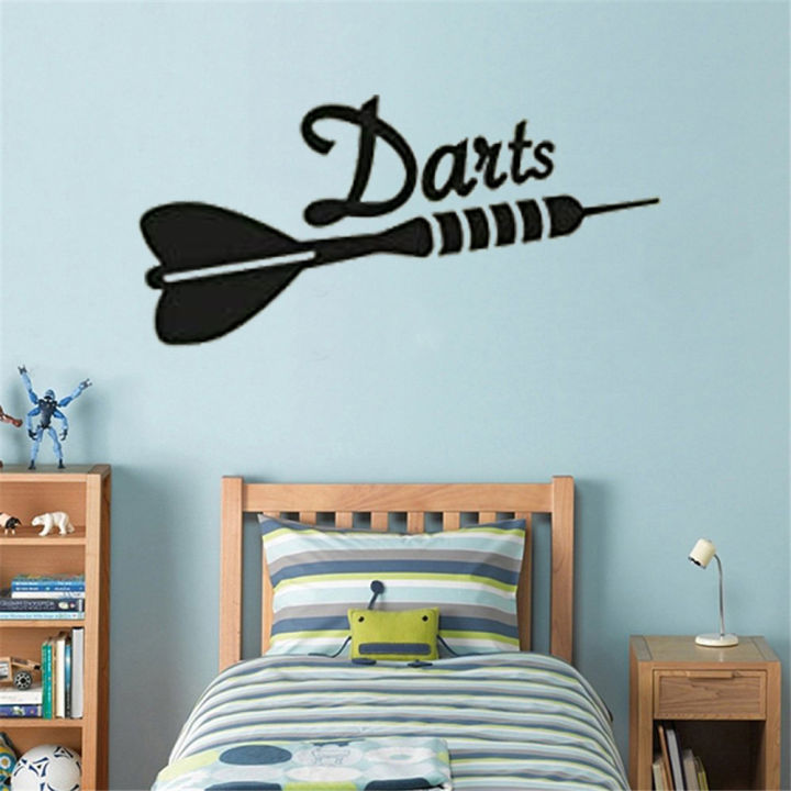 Wall%20Vinyl%20Stickers%20Darts%20Sport%20Target%20Board%20Arrow%20Aim%20Game%20Play%20Mural%20Decals%20For%20Kids%20Bedroom%20Art%20Decoration%20Poster%20DW21472%20-%20Image%203