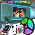 10M LED Strip Light Flexible Lamp USB Bluetooth Led Lighting RGB. 
