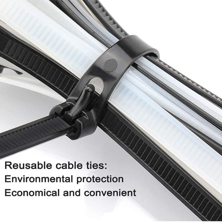 NXFDSIOZ%20Releasable%20Zip%20Ties%2012Inch%20Heavy%20Duty%20Zip%20Tie%20Thick%20Black%20Cable%20Ties%20100Lb%20Tensile%20Strength%20Nylon%20Cable%20Wire%20Ties%20100Pcs%20-%20Image%203