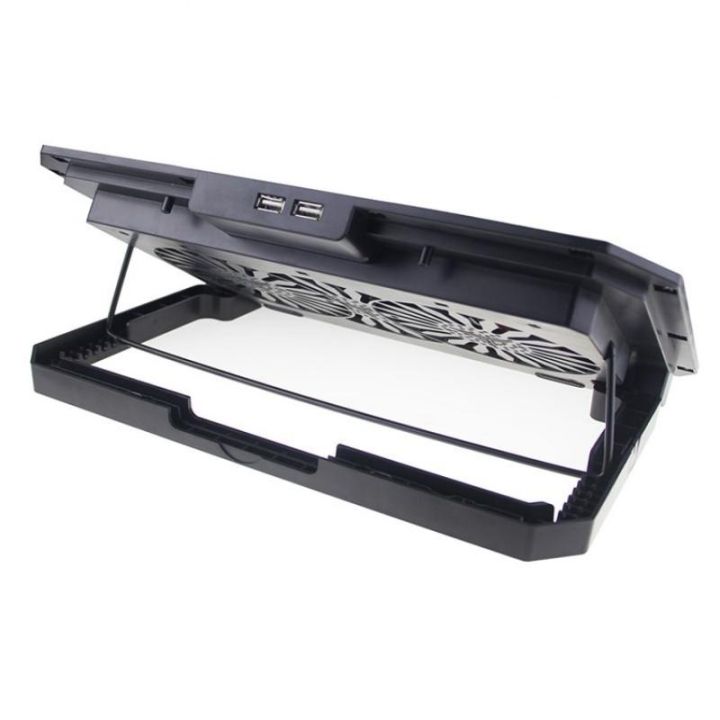 N33%20Gaming%20Laptop%20Cooling%20Pad%2015-17%20inch%20Laptop%20For%20Large%202%20Fans%20140mm%20With%20Screen%20Cooler%20AdjustableStand%20Pad%20Cooling%20For%20Laptop%20Notebook%20MacBook%20-%20Image%204