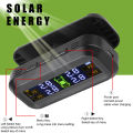 Tire Pressure Monitoring System Temperature Digital Manomet Car Tyre Pressure Solar TPMS. 