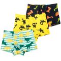 3Pcs/Lot Boys Boxers Briefs Cotton Dinosaur Patterns Breathable Kids Underwear Panty Comfortable Washable Children Panties 2-14T. 