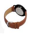 Brown & Black Simple Design Classic Wrist Watch 229. 