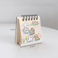 2024 Mini Calendar Cute Cartoon Puppy Series Table Calendar Small Portable Desktop Calendar Kawaii Office Student Supplies. 