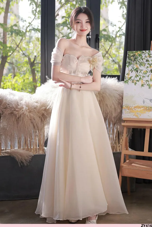 2023 Women's Summer Long Dress Women's Graduation Dress New Formal Dress  Bridesmaid Niche Bridesmaid Sisters Fairy | Daraz.lk