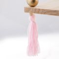 2X Wooden Wall Shelf Hanging Tassel Children Nordic Style Wall Frame - NO. 3. 