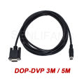 For Delta Plc Communication With Hmi Cable Dop-Ca232dp Db9 To Md8 Data Cable Dop-Dvp 3m 5m. 