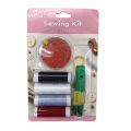 Measurement Tape Scissors, Sewing Needle Safety Pins and  Pin cushion  Sewing buttons Sewing thread with Tool Box. 