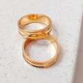 Gold Plated Guaranteed Women Rings Korean Style Beauty Fashion Jewellery Wedding Party Love Gift. 