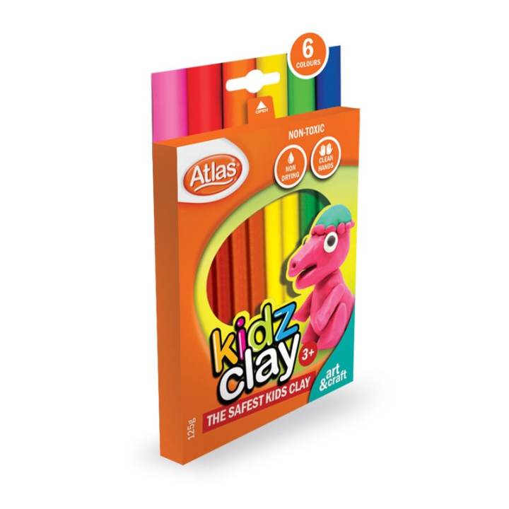 Atlas kidz clay 6 colors