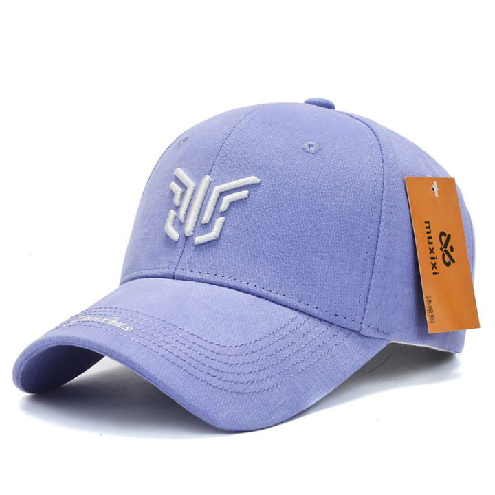 【Heartbeat Girl Store】Baseball Cap New Spring Summer Solid Sunhat Embroidered Men Women Unisex-Teens Cotton Caps Fashion Hop Hat