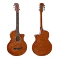 38'' Acoustic Box Guitar with Bag Pick 2 year Warranty Standard Size Hand Made Steel Strings Beginner level Box Guitar Truss rod Adjustable Fret board Black, Natural Wood, Blue  the olive tree guitar Kabat Davis Kandy Musica. 