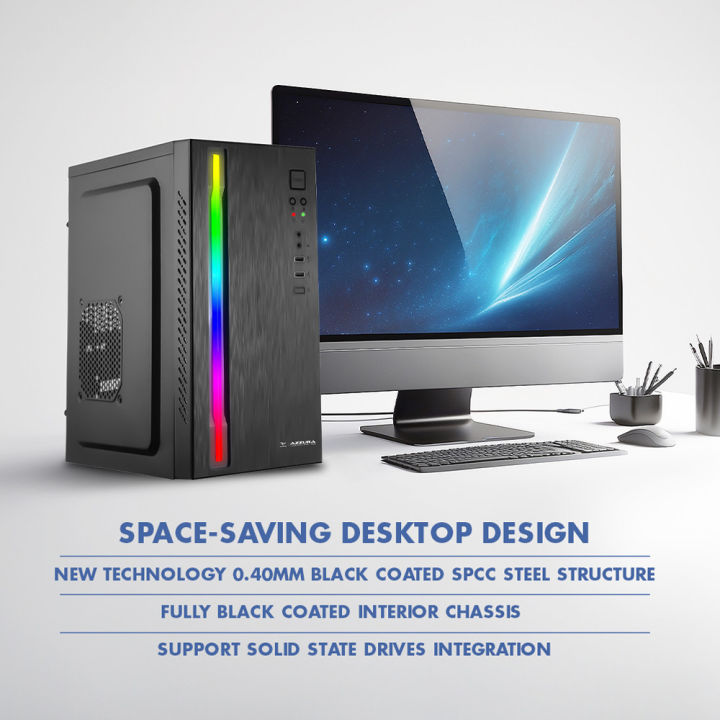 Alcatroz%20Azzura%20Compacto%20M-Atx%20Casing%20with%20PSU%20Voltron%20Bronze%20235%20-%20Image%204