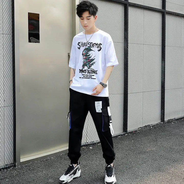 Men's%20sport%20suit2023New%20Spring%20and%20Summer%20Short%20Sleeves%20Set%20of%20Casual%20Clothes%20Teen%20Trend%20Korean%20Style%20Handsome%20-%20Image%202