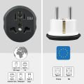 Travel Charger Adapter Converter 250V 16A Universal EU Travel Adapter Euro Converter FR UK US AU to EU AC Power Socket Plug. 