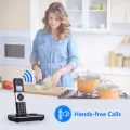 Digital Cordless Phone Telephone with LCD Display Caller ID Hands-free Calls Conference Call 16 Languages Support 5 Handsets Connection for Office Business Home Family. 