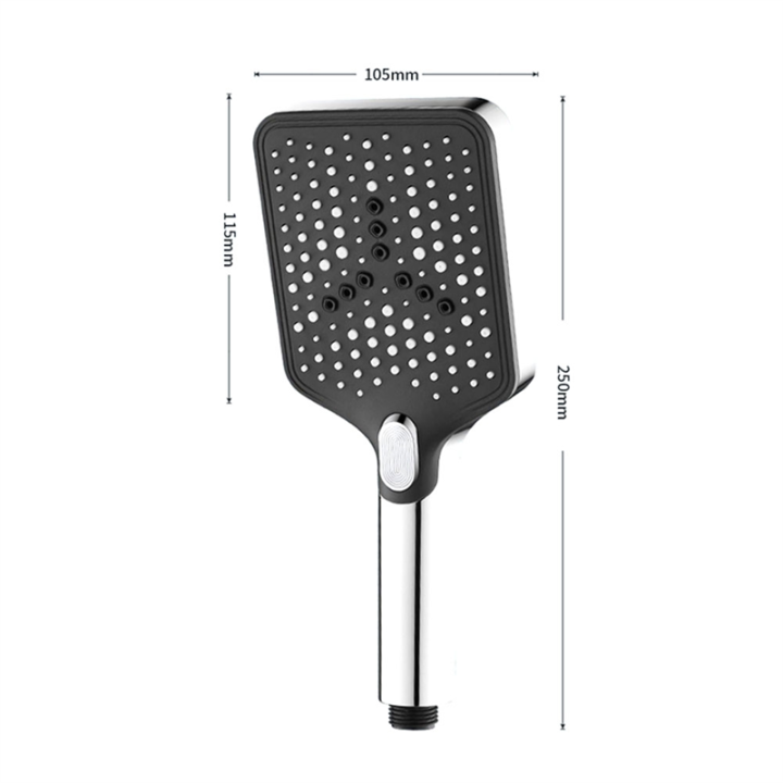 3%20Modes%20Silver%20Shower%20Head%20Spa%20Rain%20High%20Pressure%20Portable%20Bathroom%20Mixer%20Faucet%20Accessories%20Camping%20Bath%20Goods%20Set%20-%20Image%202