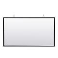 Portable Projector Screen for Home Theater Outdoor HD White Foldable Anti-Crease (84Inch). 