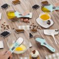 Adjustable Measuring Cups and Spoons Set Large Tablespoon & Small Teaspoon - Metric ML,OZ and Cup - Magnetic Plastic Spoon Measurements for Solid/Powder/Liquid (2 Pieces). 