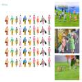 Miniature Model Railroad Figures Street Passenger People Model Architectural Sitting Standing Figures Toys Diorama Miniature Scenes Ornament. 
