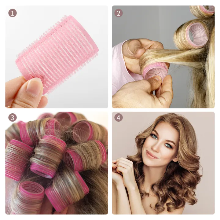 12/6/3pcs%20Self%20Grip%20Hair%20Curlers-Cling%20Hair%20Rollers%20&%20Curlers%20plastic%20-%20Image%204