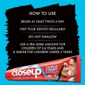 Closeup Red Hot Gel Toothpaste, 120G. 