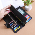 Yfashion Women Short Wallet 3-folds PU Leather Horizontal Square Purse ID Bank Card Money Holder. 