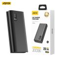 Aspor A336 20,000mAh 22.5W High Capacity Power Bank Original Factory Mobile Power Bank with LED Display 22.5W Fast Charger. 