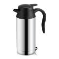 750ml Stainless Electric Car Kettle Heating Cup Coffee Mug Travel Bottle 12V. 