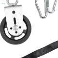 Bearing Pulley Wheel Pulley Systems Lifting Lightweight Lifting Wheels Cable Pulley for Snatch Hoist Wire Rope Crane Traction DIY Attachment. 