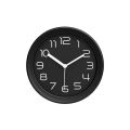 Quartz Table Alarm Clock (Black). 