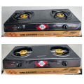 Taiko Gas Cooker with Nonstick (Black or Brown ) and Two Cosmo Burner. 