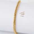 TBK 18k Gold Tennis Bracelet And Anklet Accessories for Women Hypoallergenic 969b. 