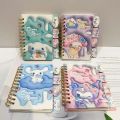 【ZOSR】Sanrio Anime Coil Notebook Hello Kitty Kuromi Student Diary Expansion Notebook Cute Cartoon Notebook Office and School Supplies. 
