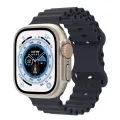 【ZIME】Silicone Ocean Strap for Apple Watch Ultra Band 49mm Bracelets for IWatch Series. 
