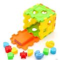 1 Set Cube Educational Building Blocks Matching Geometric Shape Educational Organization Box Baby Intelligence Toy. 