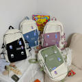 Simple, large-capacity, high-value, college students, high school students, Harajuku style Korean backpack. 