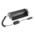 Red and Blue 8 LED Car Strobe Light VIP/ Emergency & Police Warning Light. 