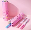 3 Styles Cute Sanrio Highlighter Pen Set Mymelody Kuromi Cinnamoroll Markers Stationery Multifunction Highlighters With Stamp. 