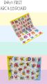 PLUSPOINT Wooden Educational Puzzles ABC + 123, Wooden Alphabet Number Shape Puzzles Toddler Learning. 